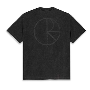 Polar Skate Co Contrast Stroke Logo Tee Silver Black / Black